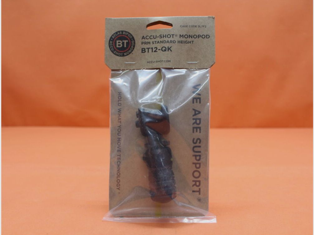 Accu-Shot Accu-Shot PRM Rail-Mount Monopod (BT12-QK) Standaard Bereik 3.75-4.65"/ Snelle Knop voor Picatinny/Weaver