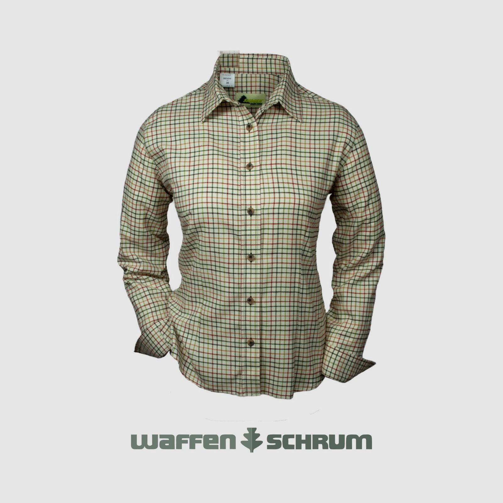 Skogen Bluse Karo Beige