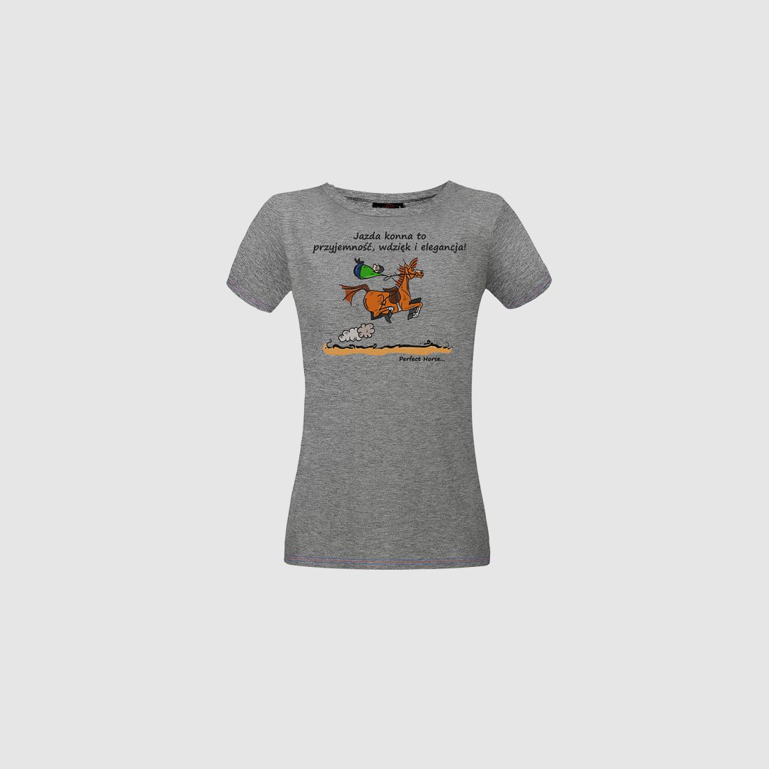 PERFECT HORSE T-Shirt für Damen Cartoon ELEGANZ