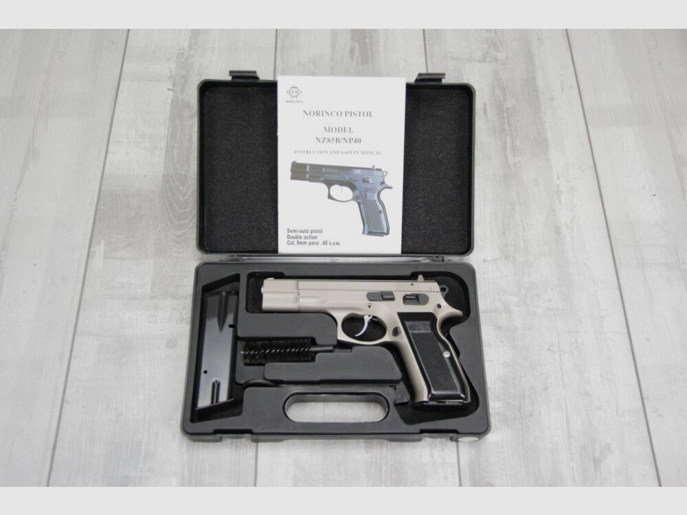 Norinco NZ85B matt verchromt oder schwarz CZ75 Nachbau