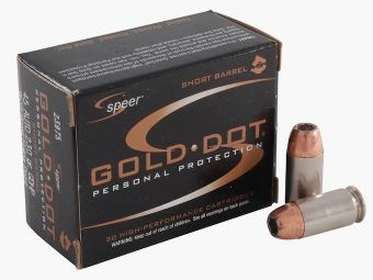 Speer Gold Dot Protezione Personale .45 ACP 230GR GDHP 20 cartucce