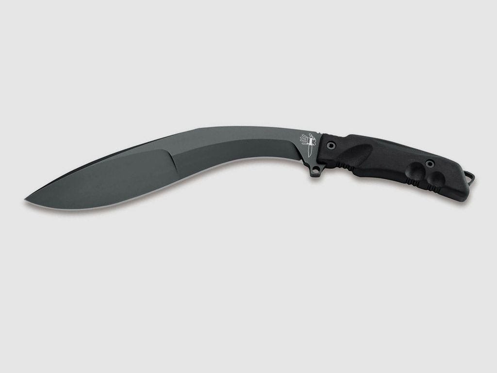 Haumesser Machete FKMD Extreme Tactical Kukri Stahl N690 KlingenlĂ¤nge 23,5 cm Cordura Scheide (P18)