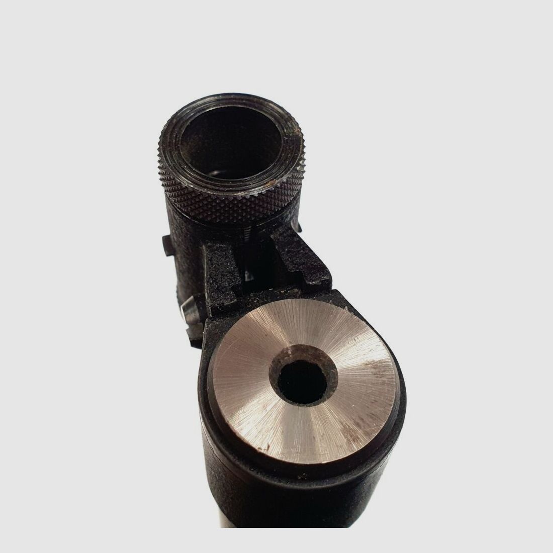 Walther single-shot rifle, Walther KK match rifle in caliber .22 LR with diopter, iris aperture, ring sight