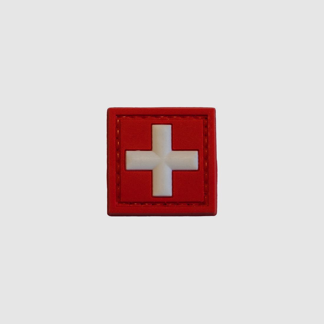 Morale Patch / Velcro Patch - SWISS FLAG SQUARE SMALL