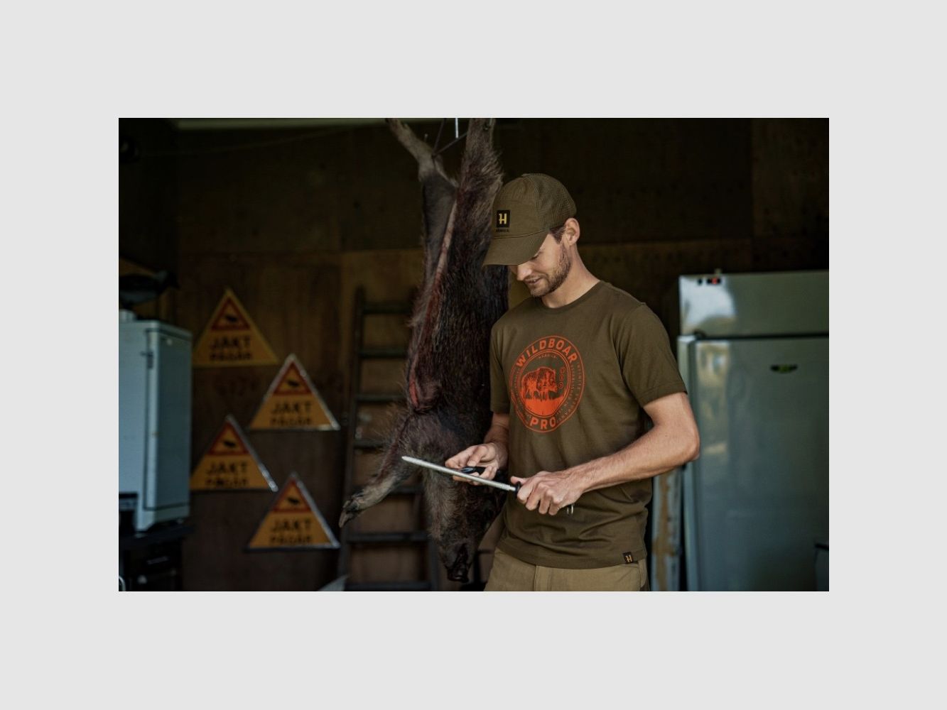 Härkila Wildboar Short-Sleeve T-Shirt / Willow green, image 4 of 4