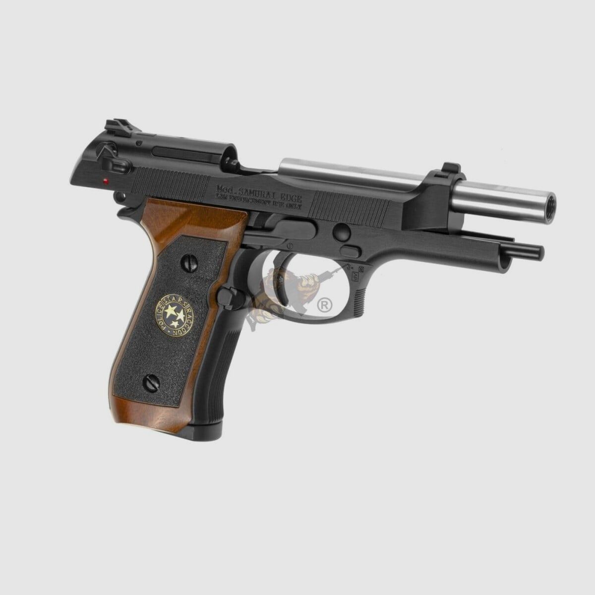 M92 Mod. Samurai Edge GBB CO2 Volledig Metaal (Zwart/Hout) Airsoft -F-