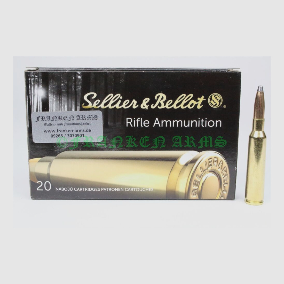 Sellier&Bellot 6,5x55 SE SP 140gr. 9,1g 20 pièces Prix dégressifs
