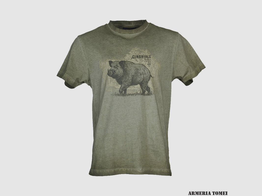 T-SHIRT – UNIVERS – WILD BOAR Green, image 1 of 2