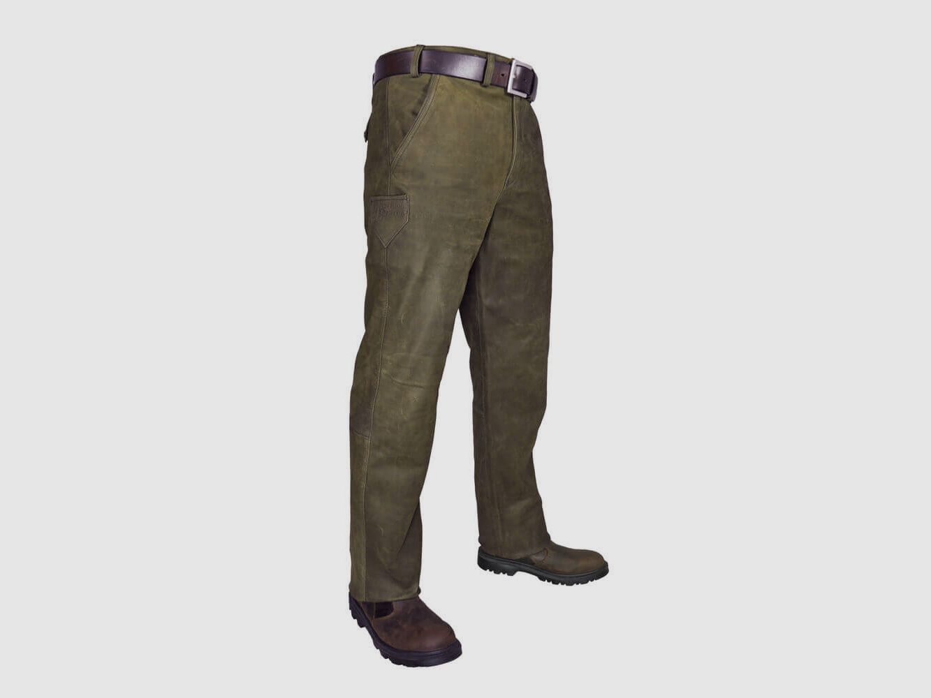 Hubertus Lederjagdhose Trapper