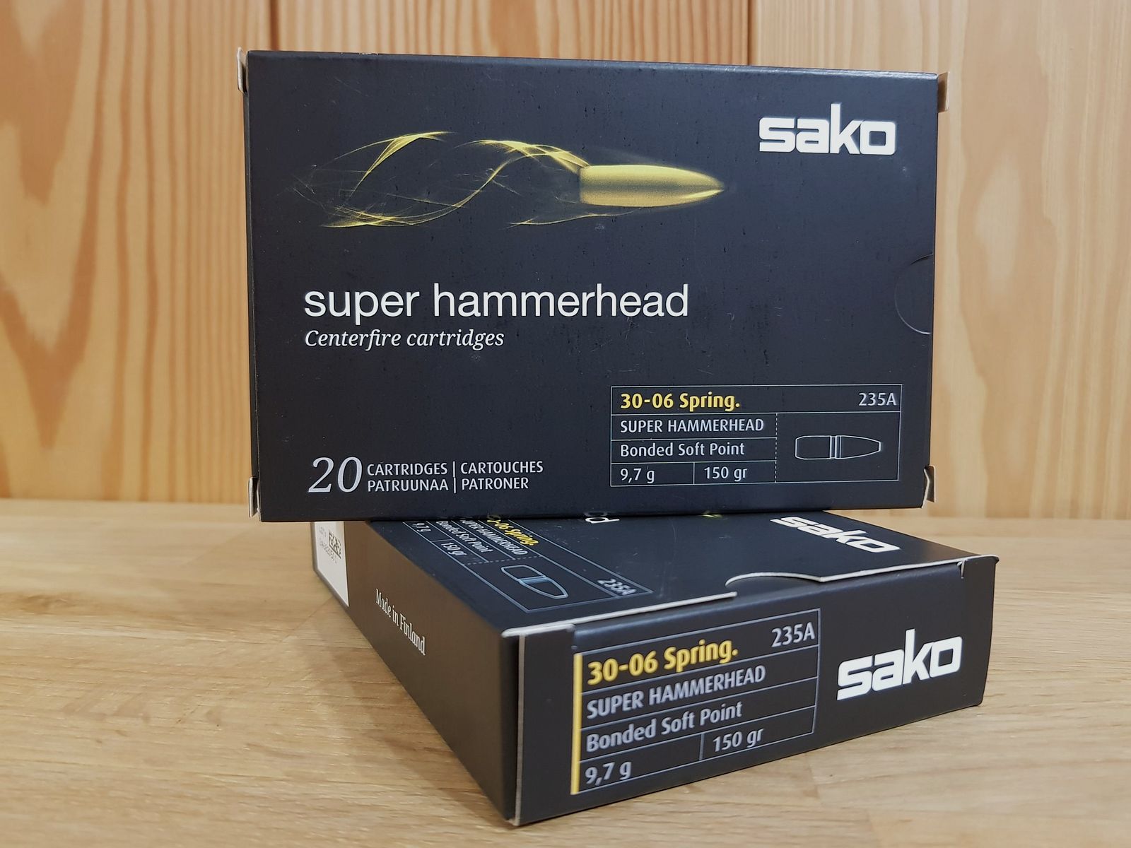 SAKO MUNITION Kal. 30-06 SUPER HAMMERHEAD 150 GR.