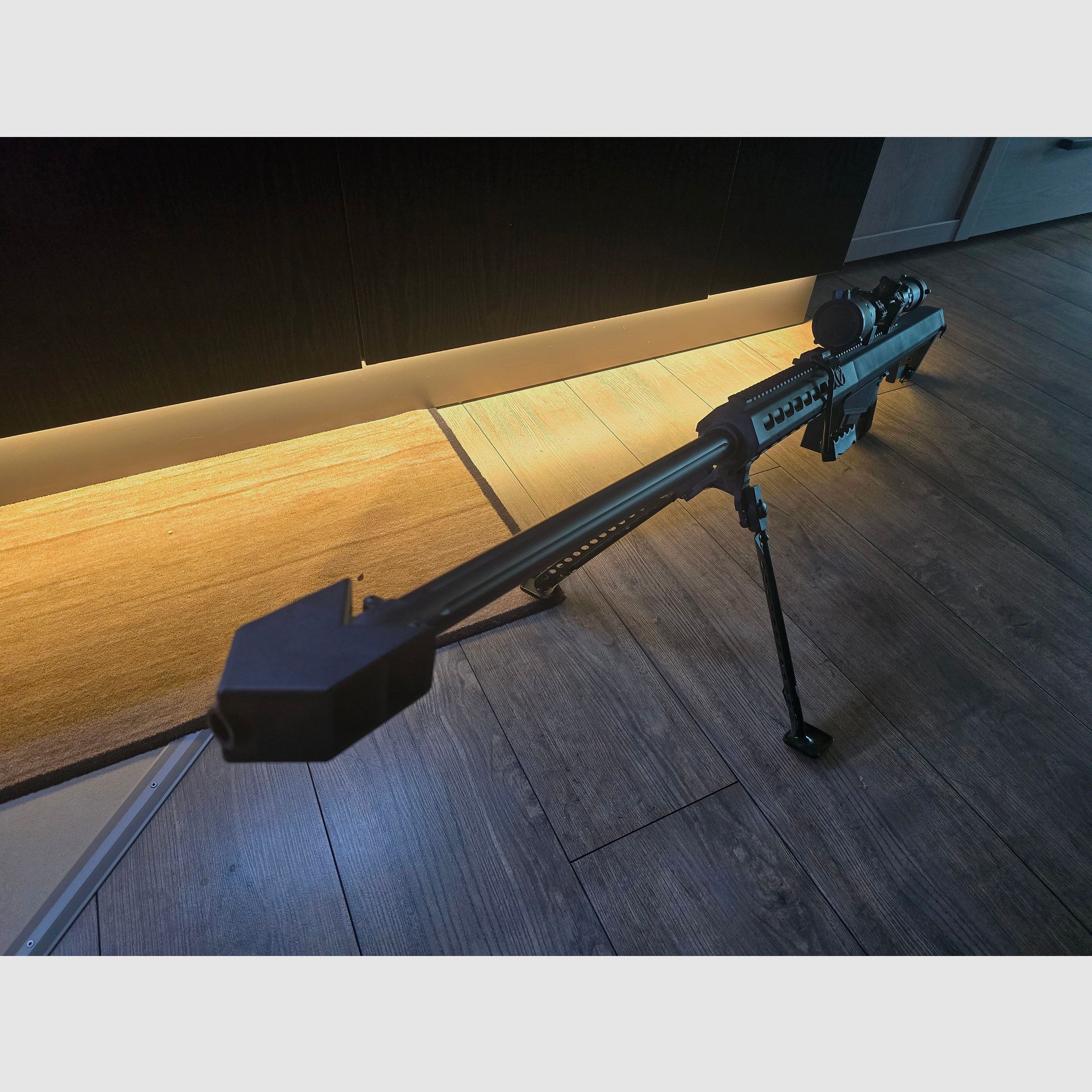 M82 Scharfschützengewähr mit Zielfernrohr, WIE NEU: Airsoft co2