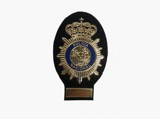 CNP emblem patch with hook-and-loop backing