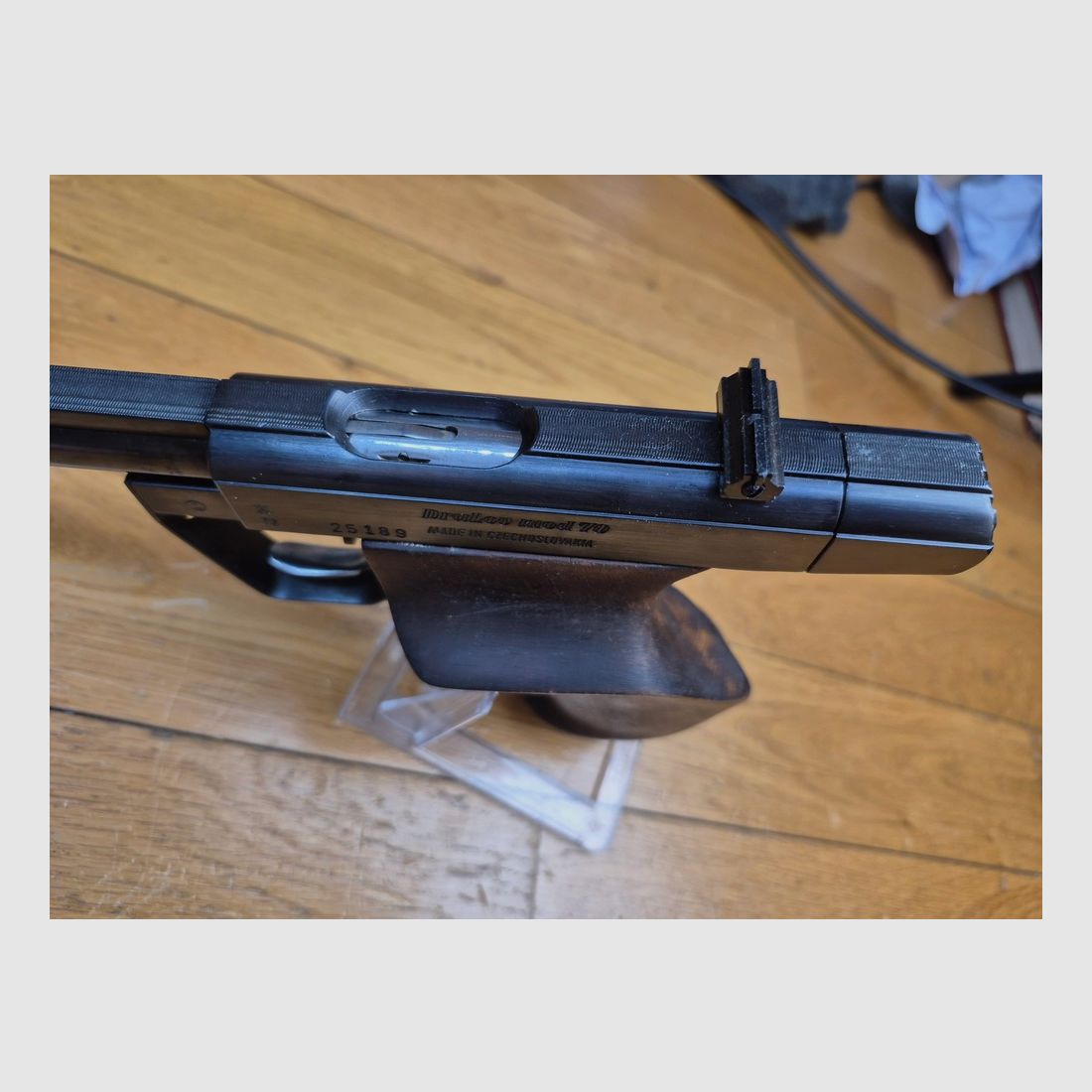 Drulov 70 Pistole – 22LR Einzellader – Tschechische Herstellung 1975 – Exzellente Einsteigerpistole – sehr gutes Preis-Leistungs-Verhältnis beim Präzisionsschießen – TBE++, Bild 17 von 25