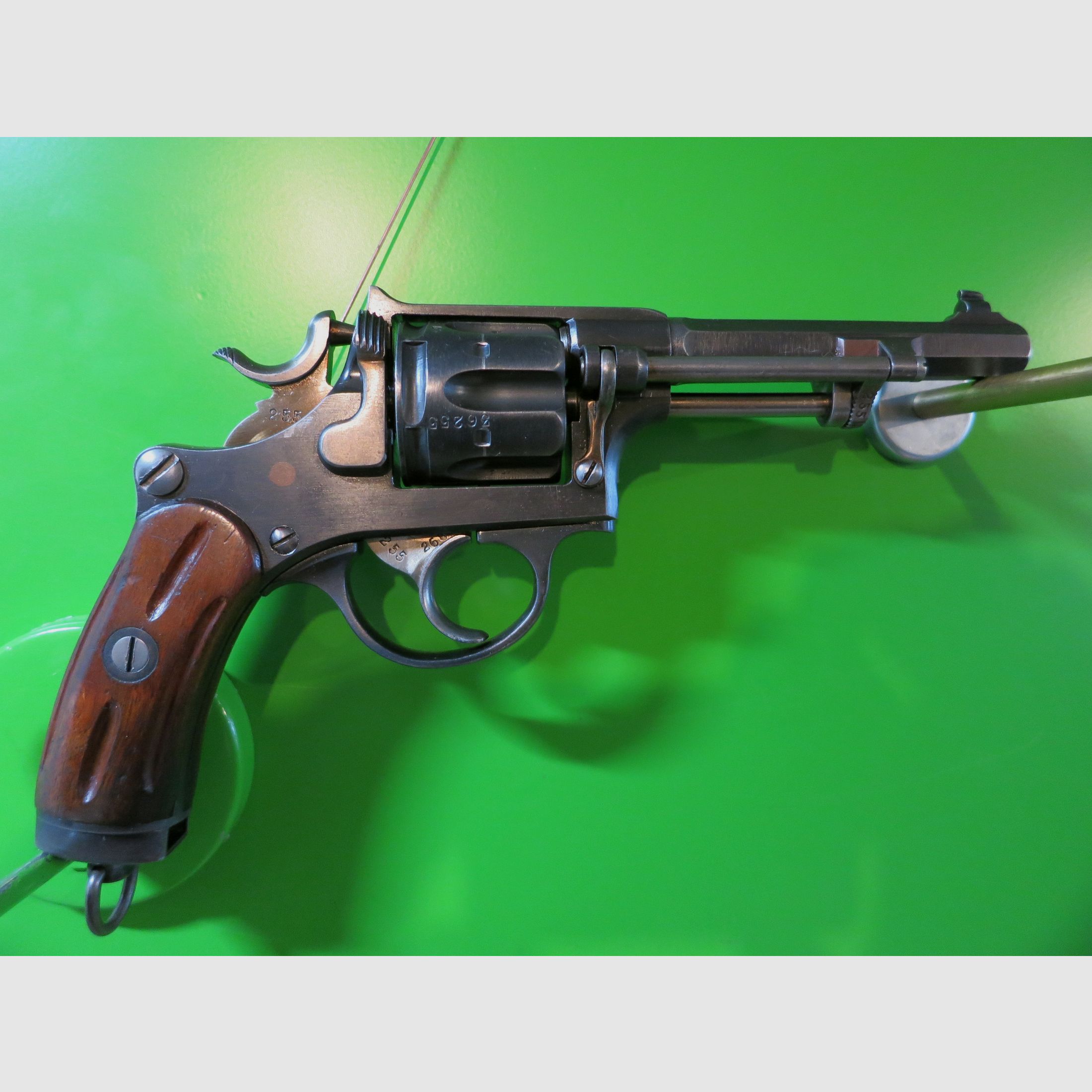 Revolver d'ordonnance Suisse modèle 1882 (revolver d'armée 82), W+F Berne, militaire-privé #96