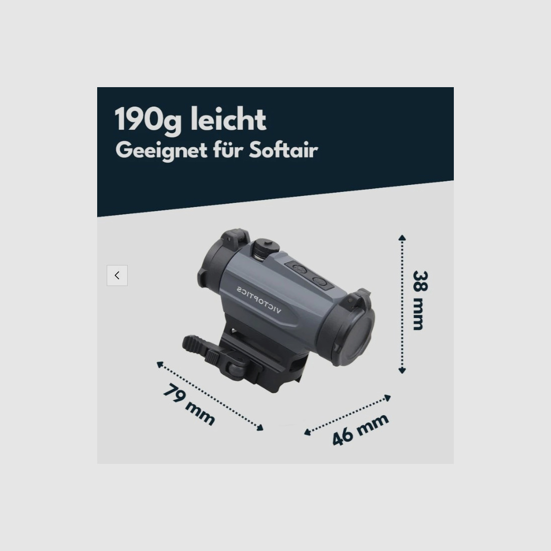 Victoptics RDSL27 SRD 1x20 GRA - Leuchtpunktvisier