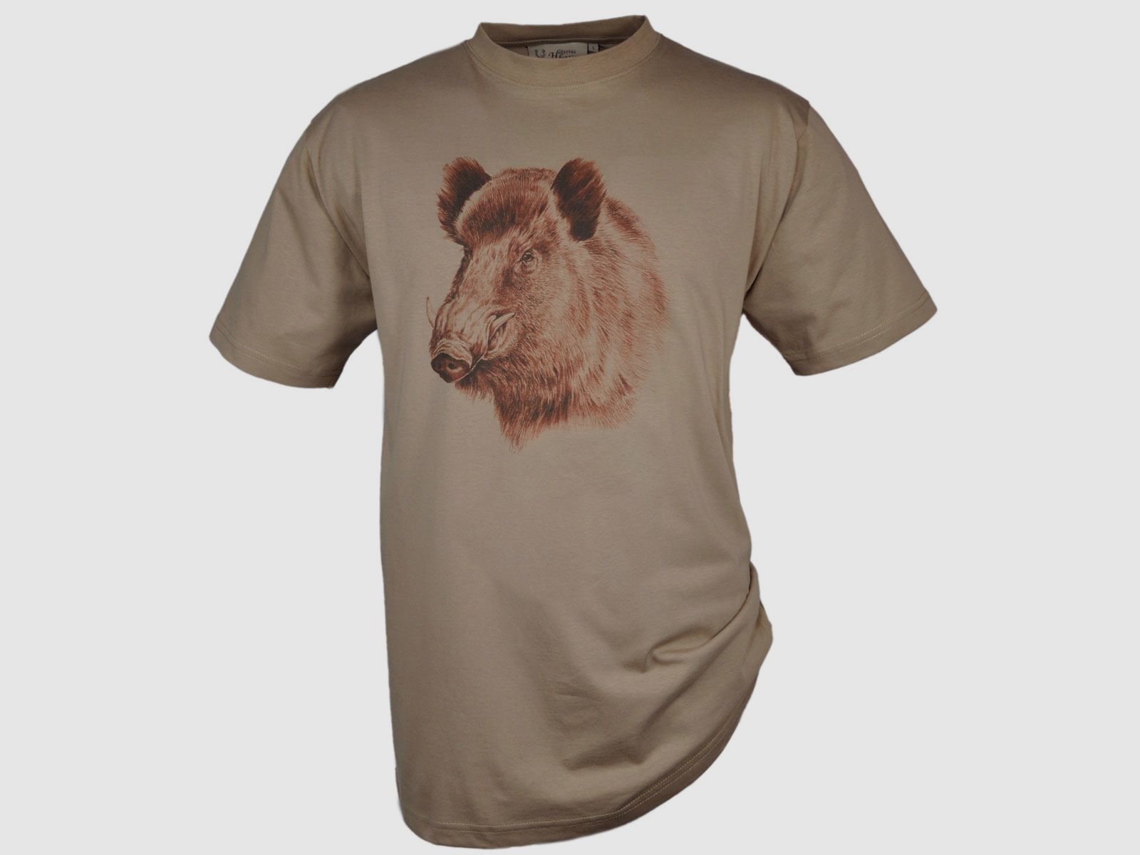Hubertus T-Shirt Keiler Schilf