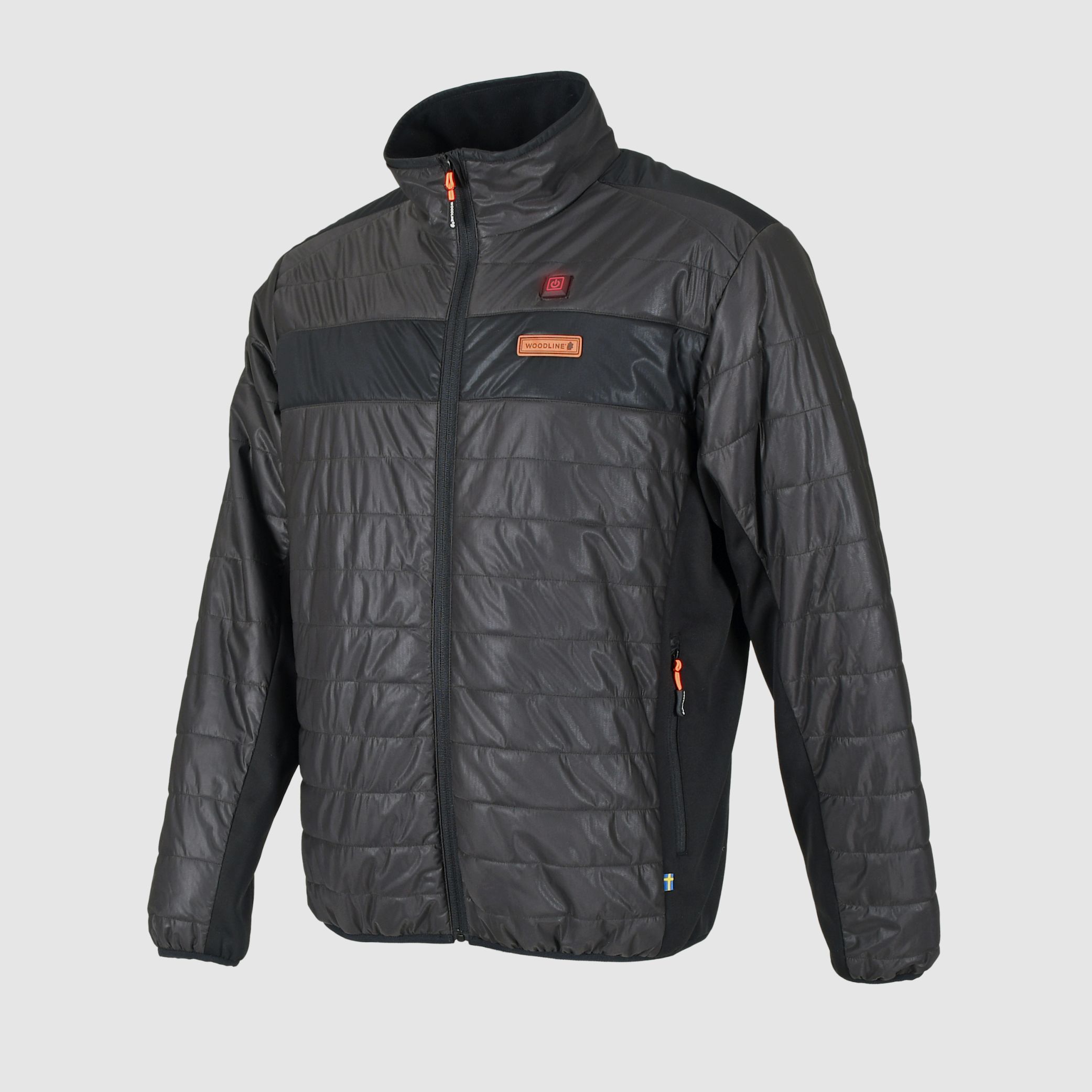 Woodline Iceland heated jacket men gray M