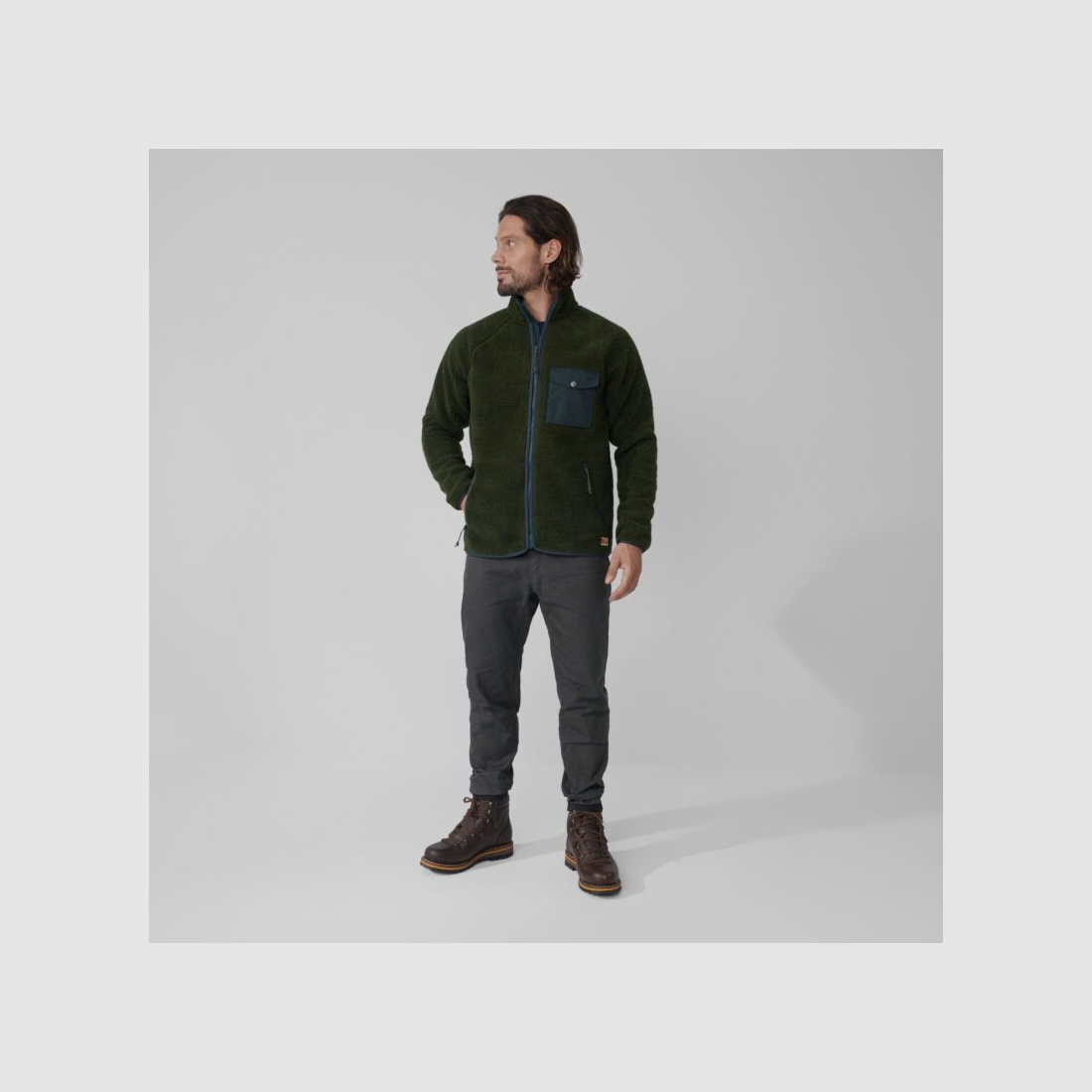 Fjällräven Herren Jacke Vardag Pile Fleece