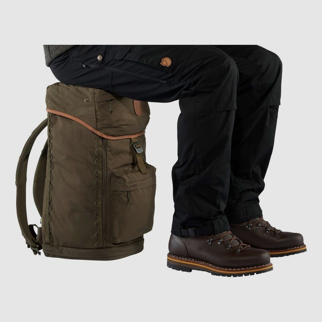 Zaino Fjällräven Singi Stubben, verde oliva scuro, immagine 3 di 5
