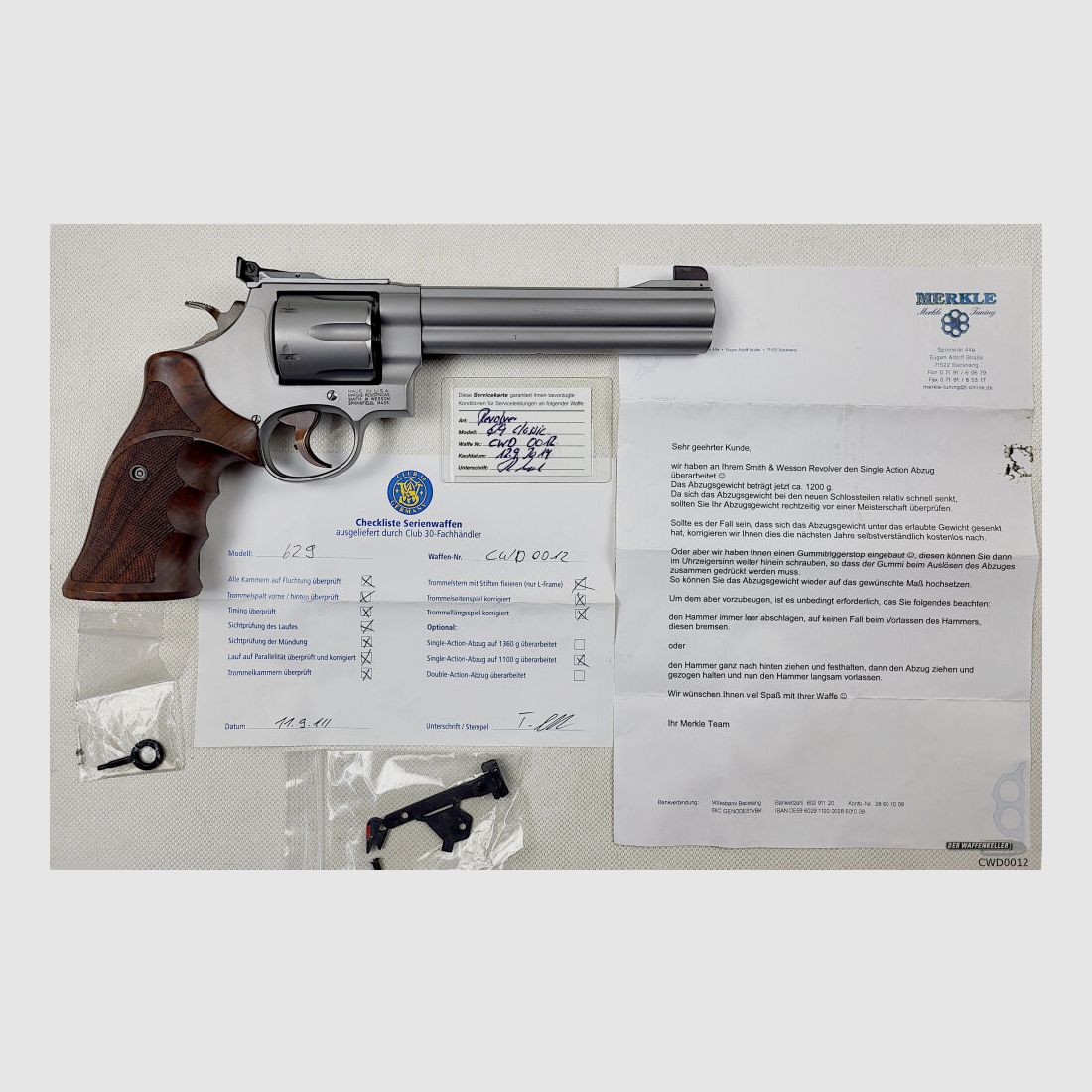 Smith & Wesson 629 Classic Merkle Tuning
