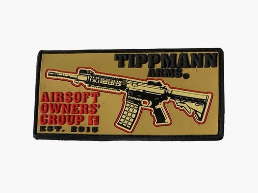 Paintball / Airsoft PVC Velcro patch (Tippmann Tactical AOG/tan)