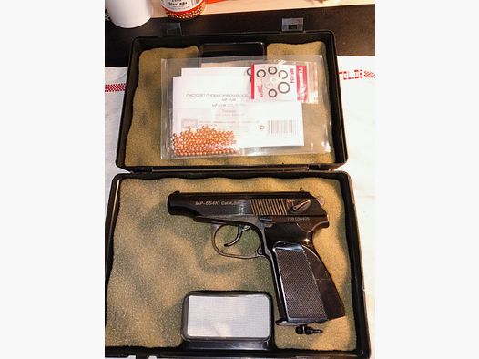 Baikal MP 654 K Makarov T08, CO2 4,5 mm BB, in buone condizioni, perfetto funzionamento TOP
