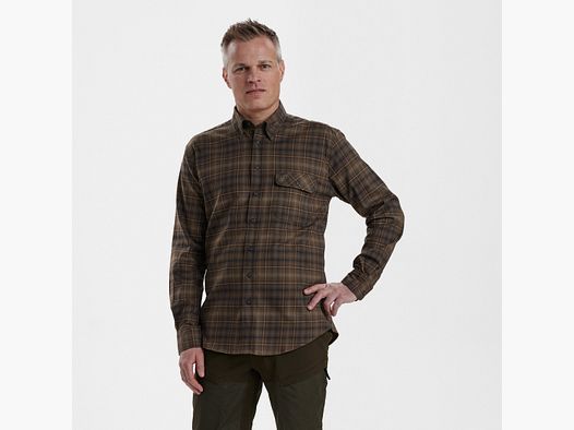 Eric Shirt - Green Check - Men's Size: 47/48