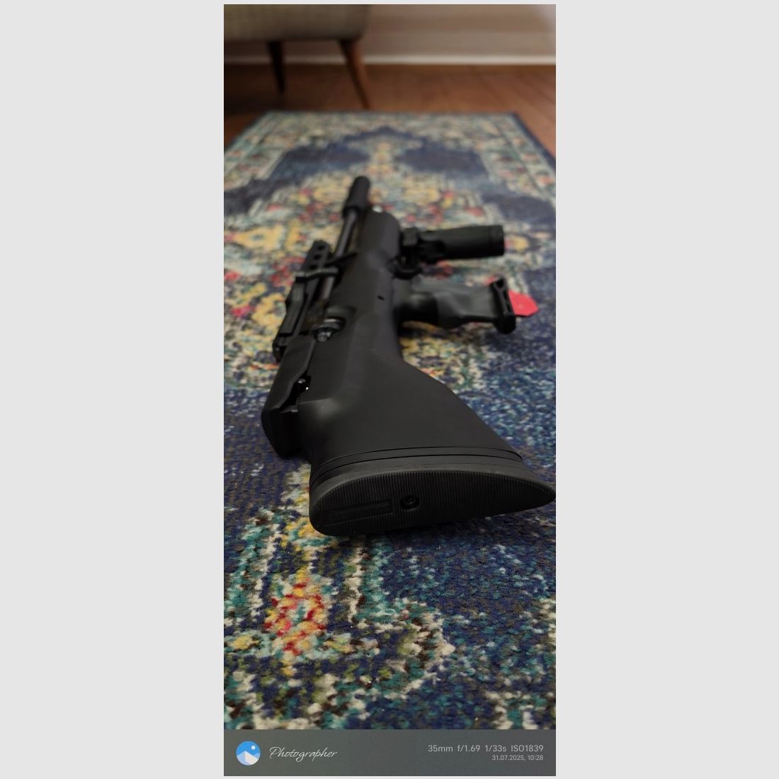 Weihrauch HW 100 Bullpup/ Geluidsdemper/ 410mm looplengte/ 4,5 mm/ F-keurmerk