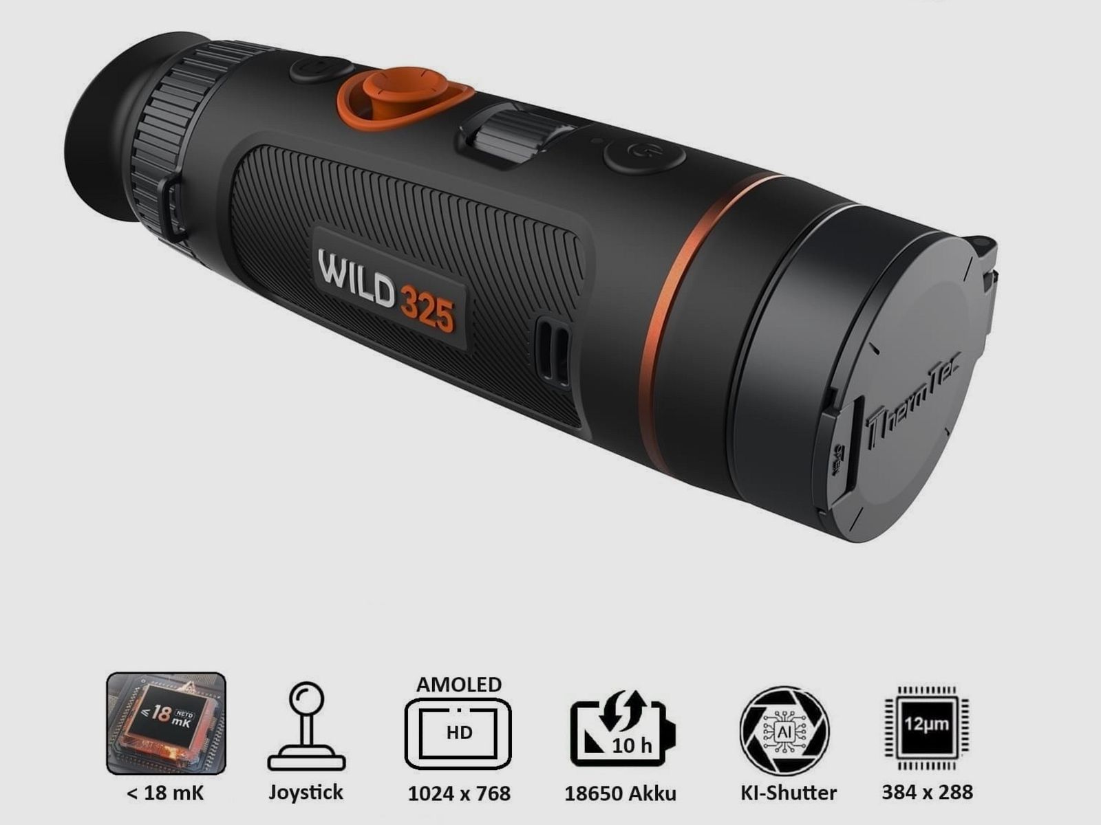 ThermTec WILD 325 25mm Linse 18 mk 384x288 Wärmebildkamera