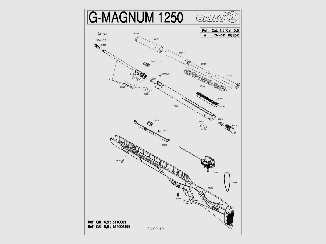 31910 - Schlagmasse Gamo G-Magnum 4,5 mm, Bild 1 von 3