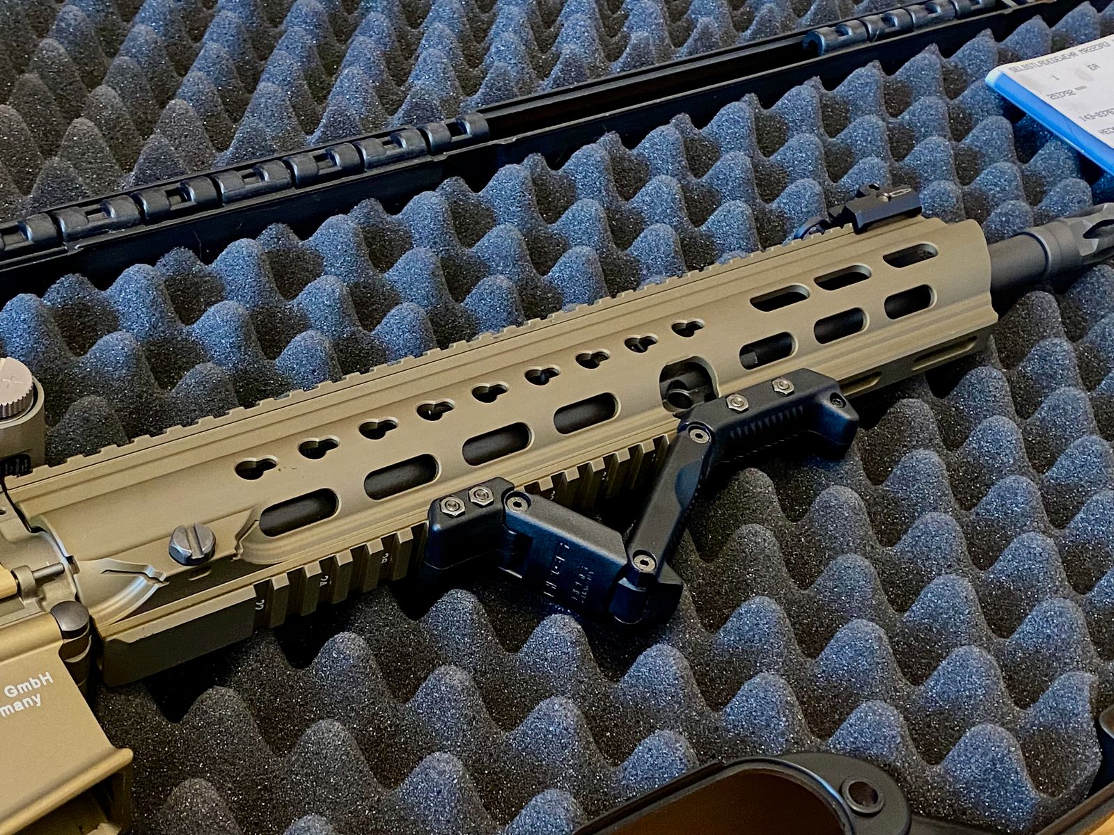 H&K MR223 A3 Slimline HKey in RAL8000 + EOTECH Set