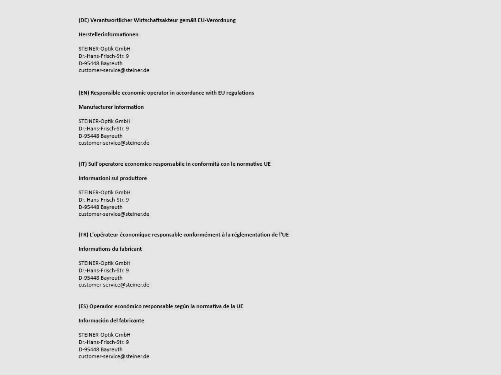 Steiner 202287842 Ranger 8 4-32x56 ballistic turrets with reticle LA-4A-I 2nd focal plane