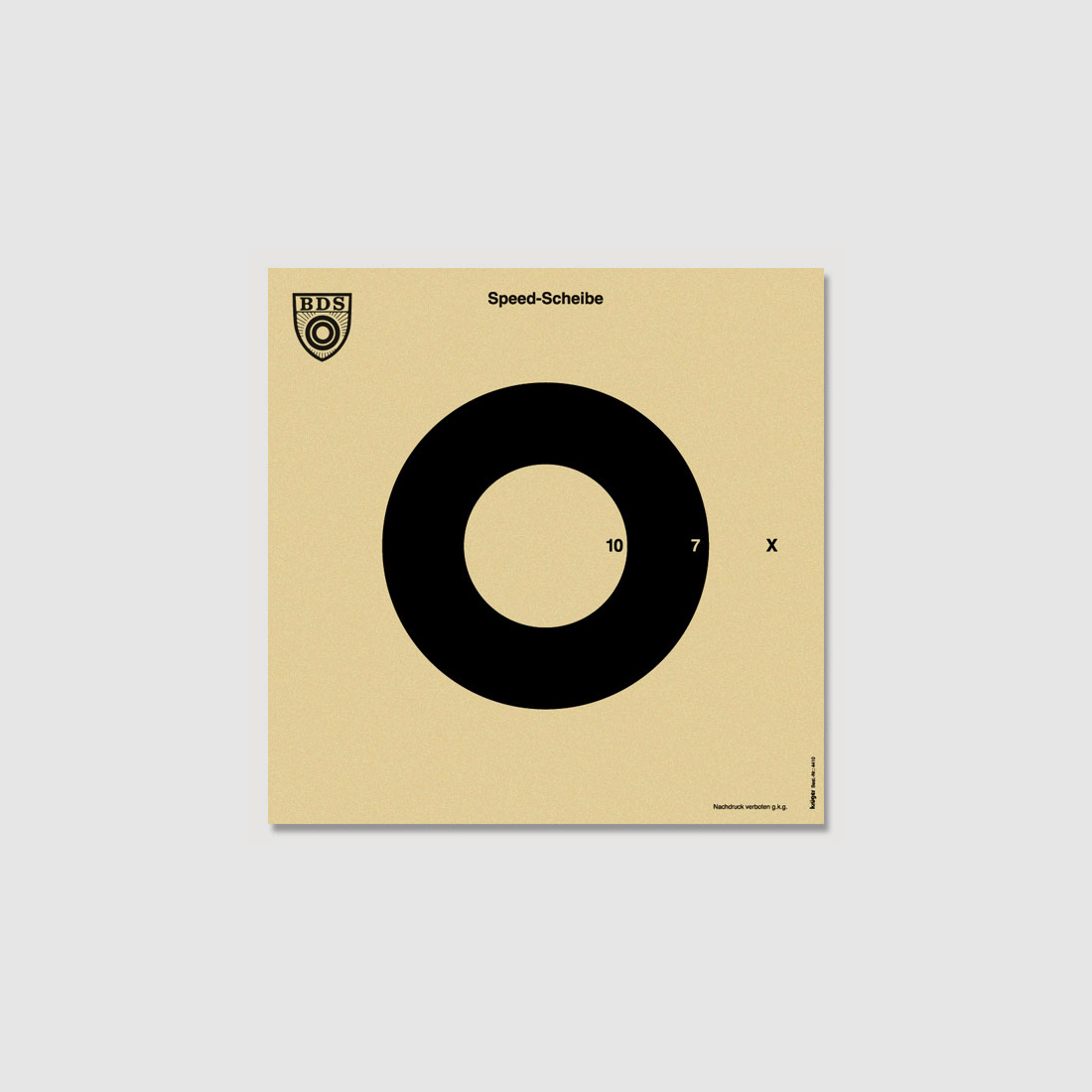 BDS Speed Zielscheibe 25stk.