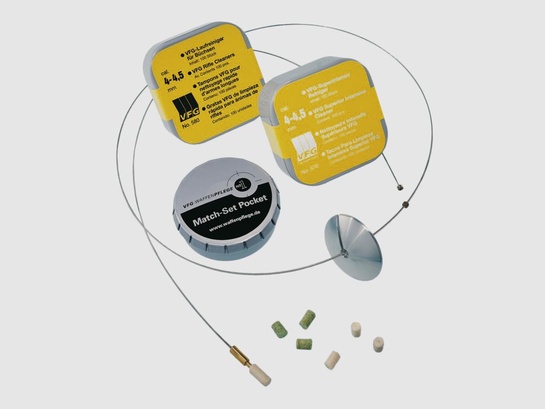 VFG Waffenpflege-Set Match für Kal. 4-4,5mm