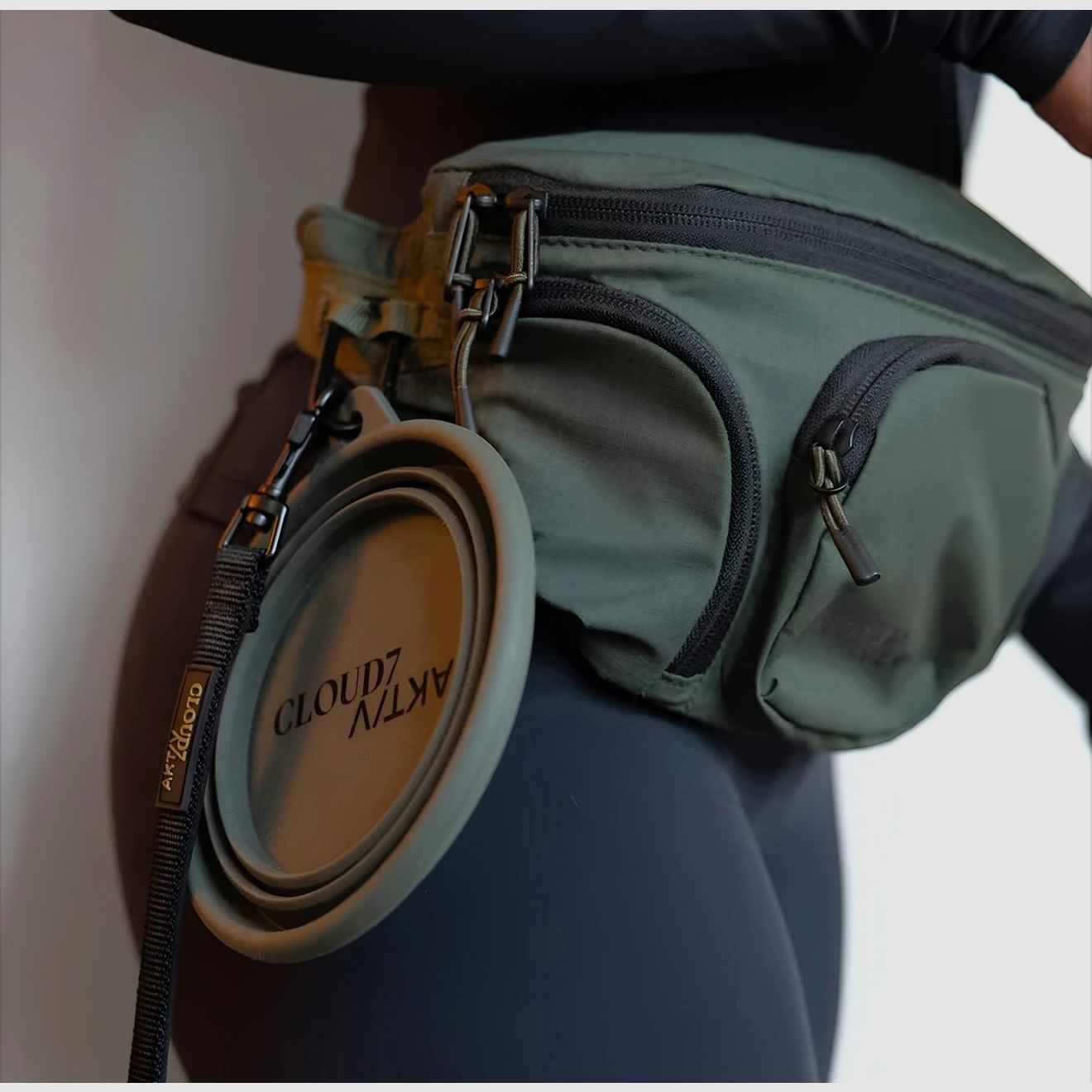 Bol de voyage pliable AKTIV Dark Olive, image 4 sur 4