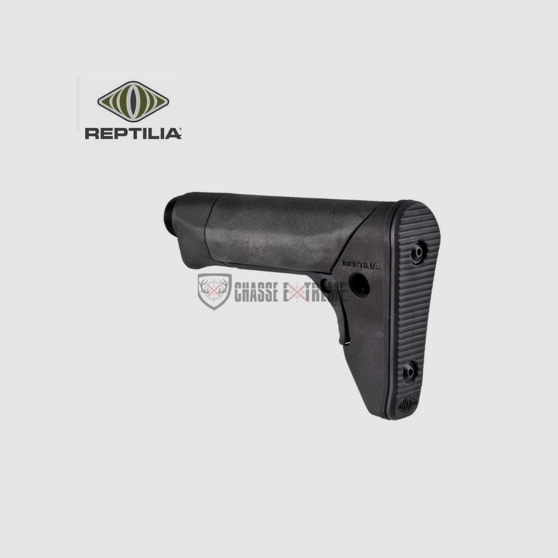 Schaft REPTILIA CORP RECC-E Schwarz für AR-15, Bild 2 von 6