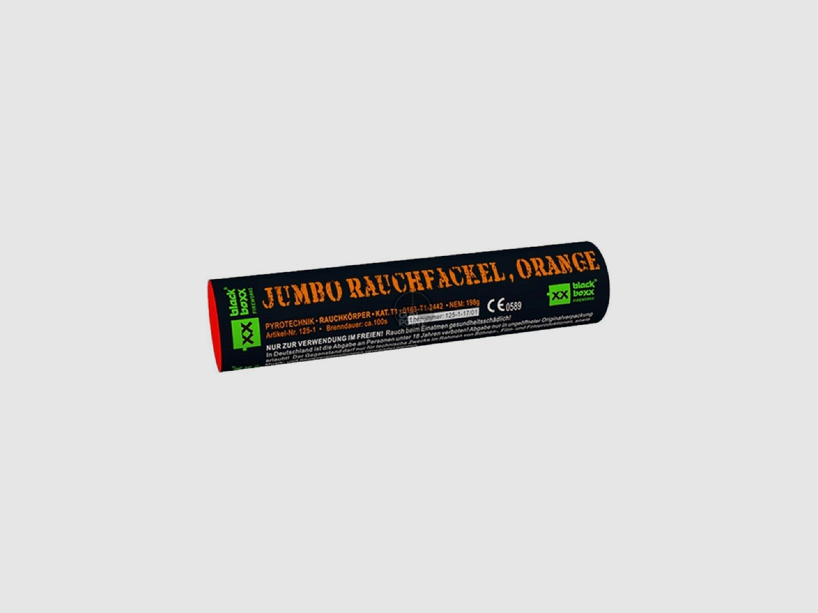Blackboxx Jumbo Rauchfackel 100 Sek. - Orange