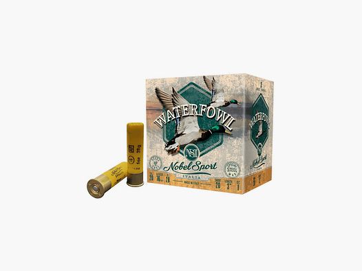 Nobel Waterfowl Patronen Kal. 20/76 28 g Stahl Blei 4