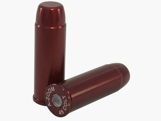 A-Zoom Cartucce Finte in Alluminio Anodizzato .45 Long Colt 6-Pack