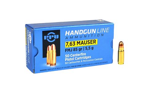 Prvi Partizan PPU 7,63 Mauser Vollmantel 85 grs 50 Schuss