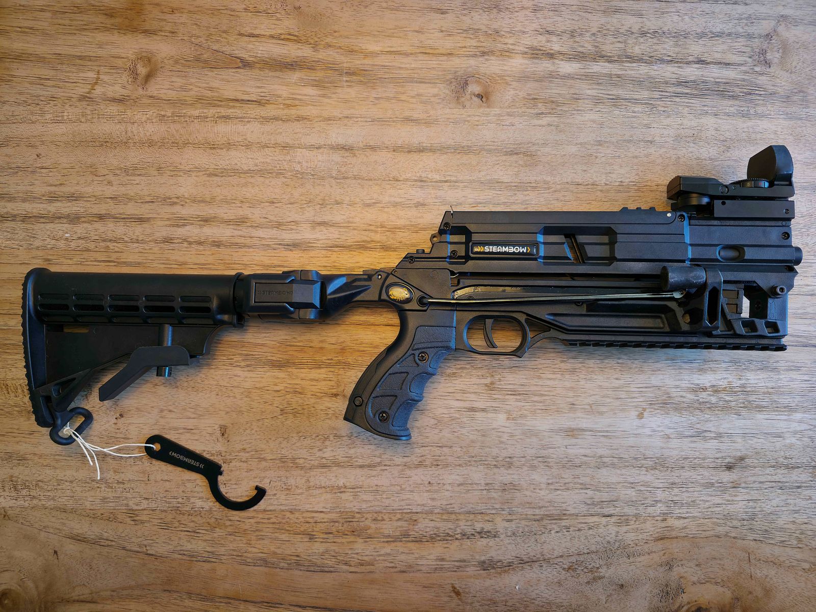 Steambow AR-6 Stinger II Tactical - SET - Viel Zubehör!