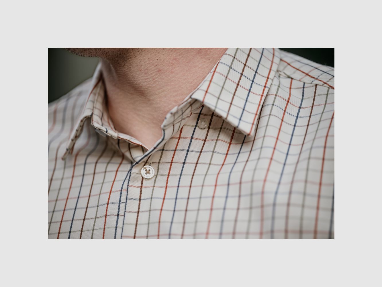 Koszula Harkila Haywood Wool Blend LS Shirt / Arabian spice check, zdjęcie 3 z 7