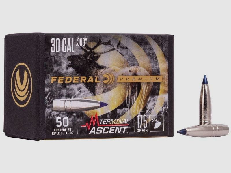 FEDERAL Terminal Ascent Geschosse – .308″ – 175 grains