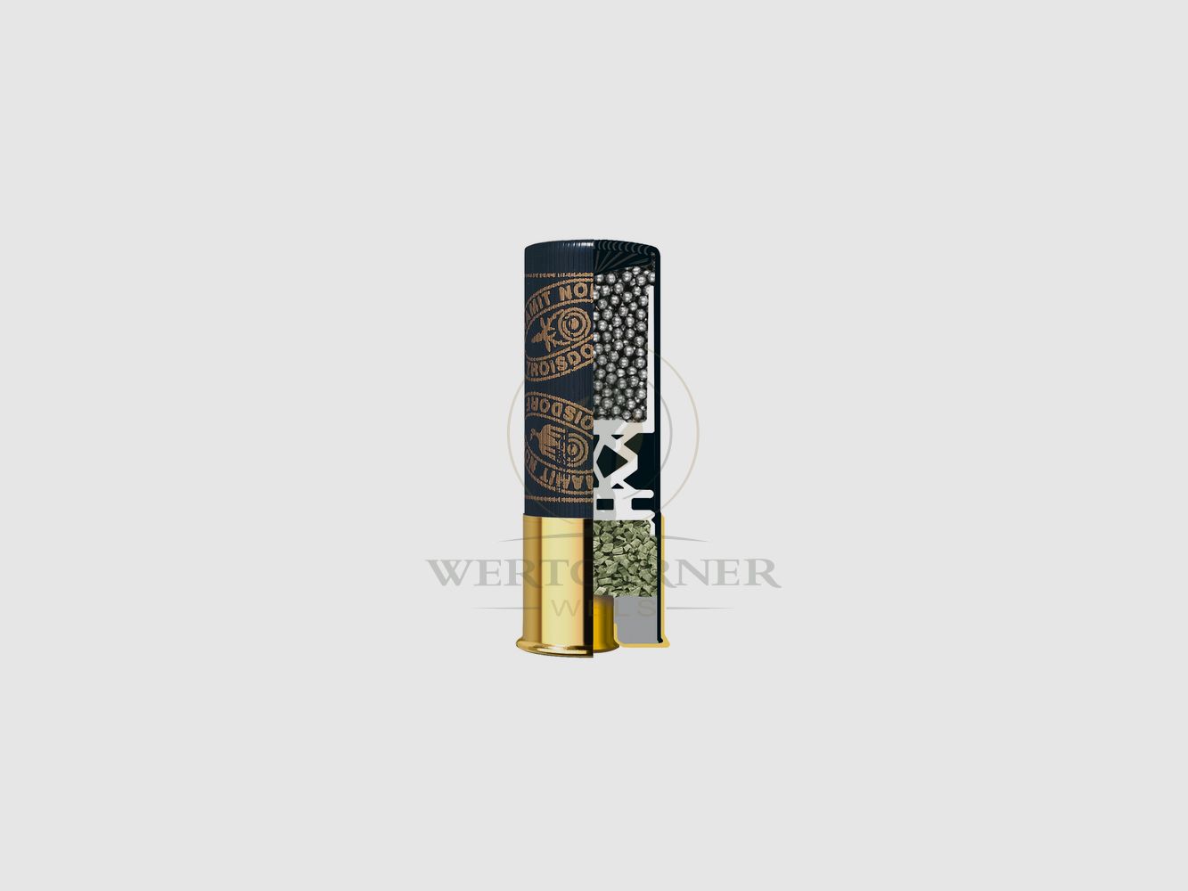 Rottweil Waidmannsheil Plastik HV 12/70 3,0mm 36g, Bild 3 von 3