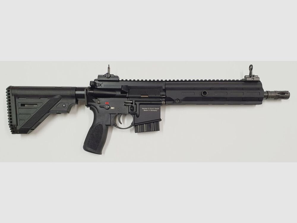 Heckler & Koch Heckler & Koch MR223 A3 Slimline 11" SPORT Special Edition, Zwart .223Rem Zwart BKA-Bescheid