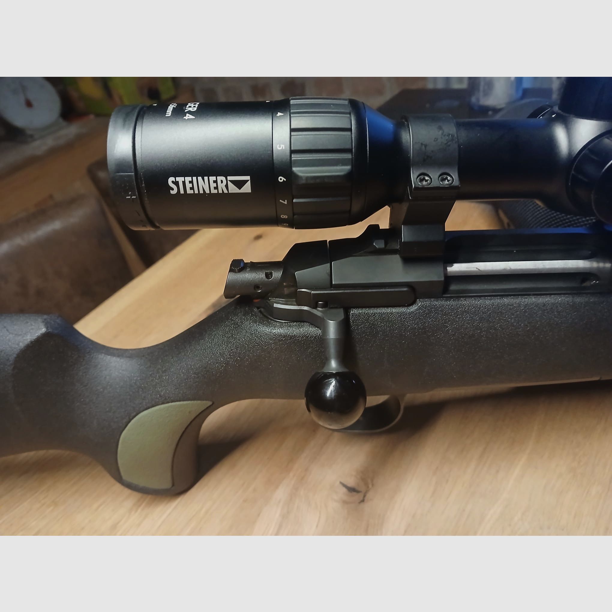 Steelaction HS .308 win Hausken 184 xtr. Guide T435 Leupond Mount Steiner Ranger