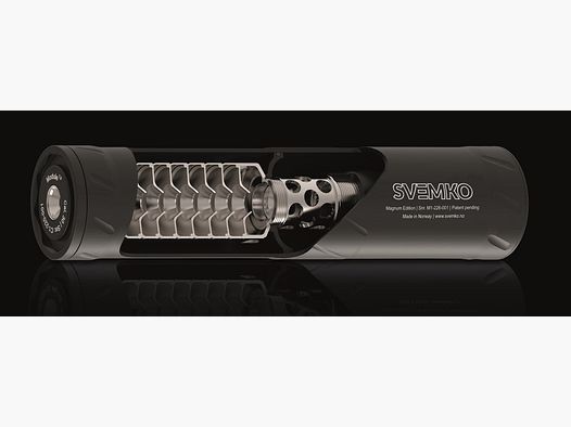 Svemko Schalldämpfer f. EWB-Waffen Magnum (.375/9,5) QuickMount - Over-Barrel