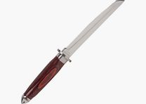 Cuchillo de cocina con mango de madera de pakka