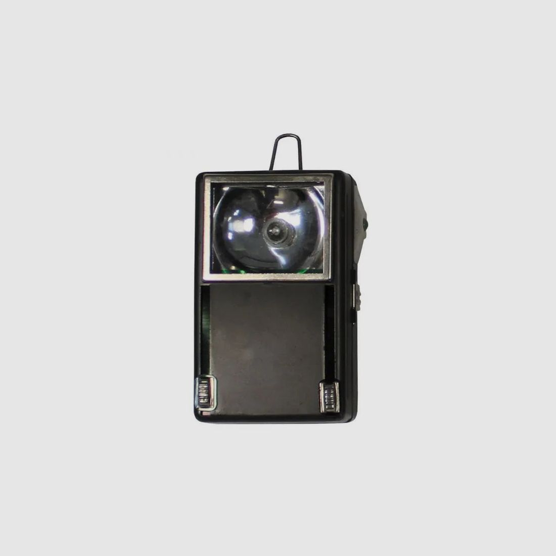 Polnische Armee Polnische Taschenlampe 3 Farben Metall Öse schwarz neuwertig