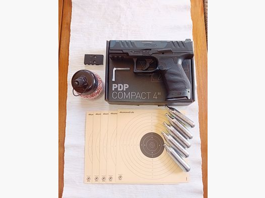 Walther PDP Compact 4" Co2 4,5 mm BB Blowback 
